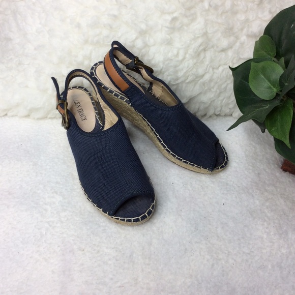 Ellen Tracy Kameo Slingback Espadrille Sz 7.5 - Picture 3 of 7